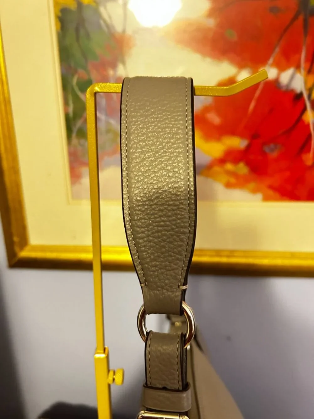Coach Madison Pebble Leather Shoulder Bag – Light Blue – Silvertone Hardware